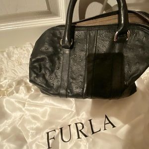 Authentic Black FURLA hand bag